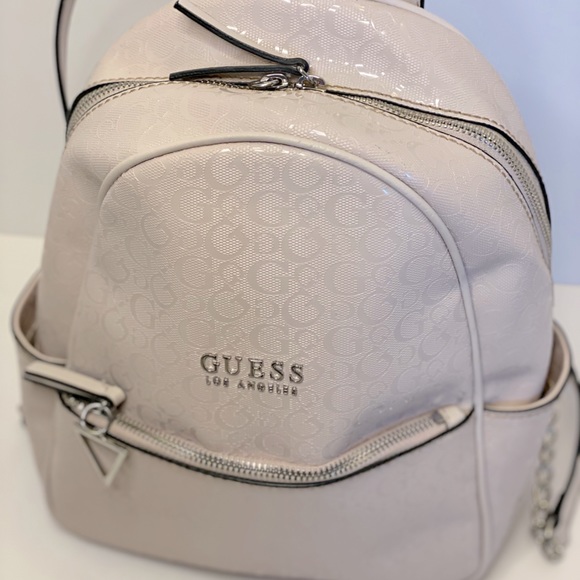 guess pink mini backpack